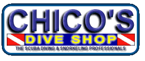 Chicos Dive Shop - Contact us for advanced reservations